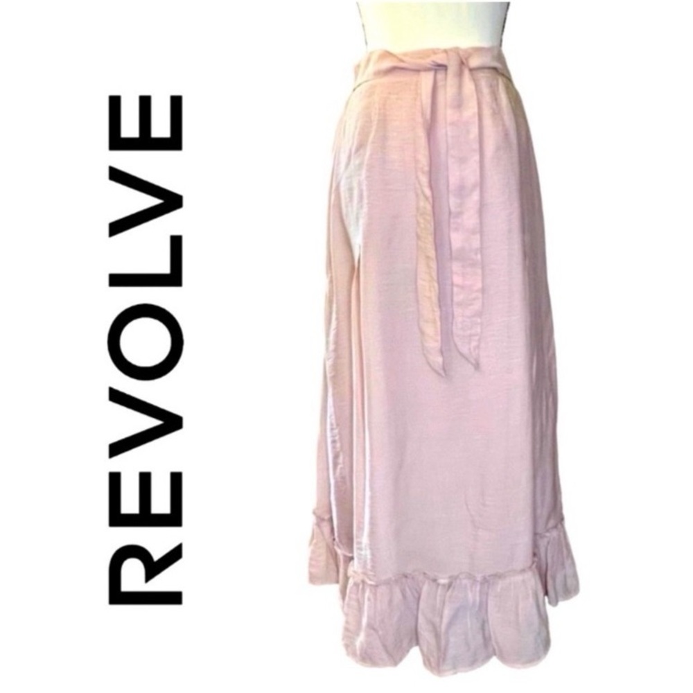 Revolve Hayden Los Angeles Pale Pink Blush Lined Cottage Core Maxi